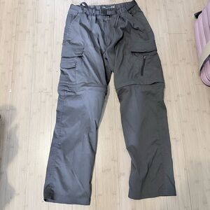 Men's Gray Cargo Pants BC Clothing Sz 30